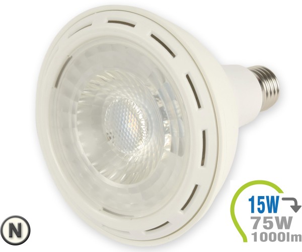 E27 LED Lampe 15W Spot PAR38 Neutralweiß