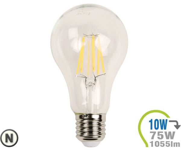 E27 LED Lampe 10W Filament A67 Neutralweiß