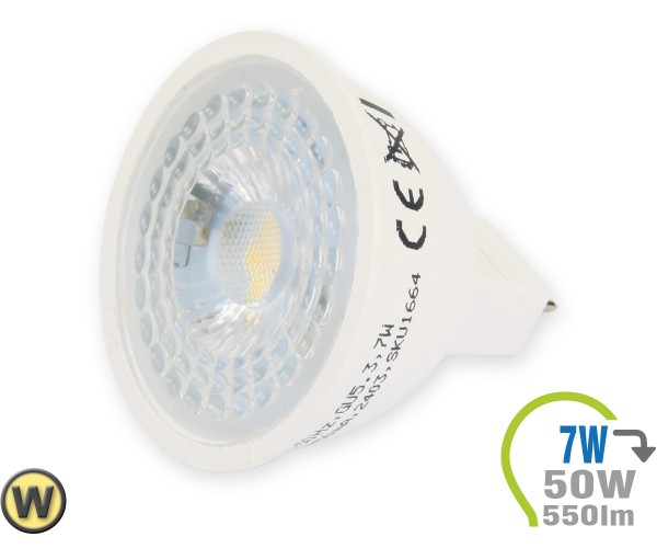 GU5.3 LED Lampe 12V 7W Spot Warmweiß
