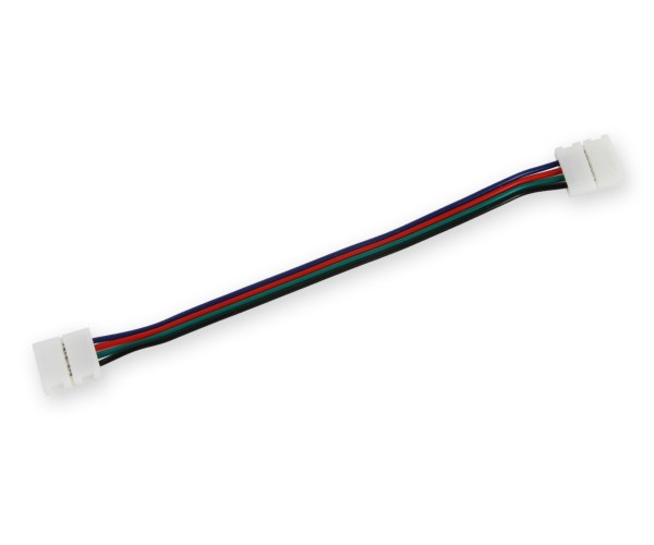 LED Stripe Verbinder gerade mit Kabel 5050 RGB (10mm)